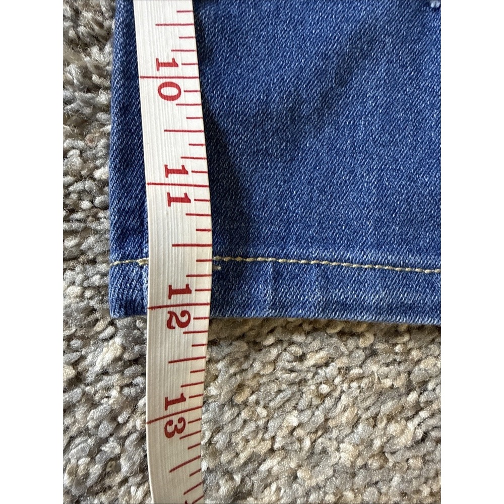 Girls Jeans Floral Design Distressed Size 7 - Picture 4 of 7